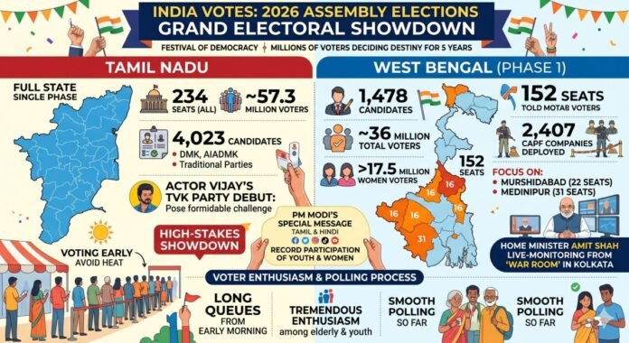 Assembly Elections 2026 Tamil Nadu and West Bengal