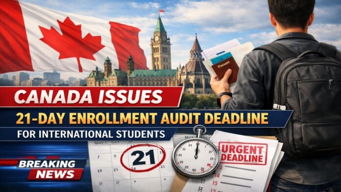 Canada Issues 21-Day Enrollment Audit Canada Issues 21-Day Enrollment Audit