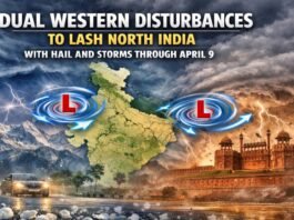 Dual Western Disturbances to Lash North India