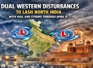Dual Western Disturbances to Lash North India