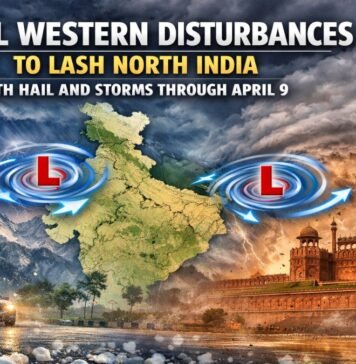 Dual Western Disturbances to Lash North India