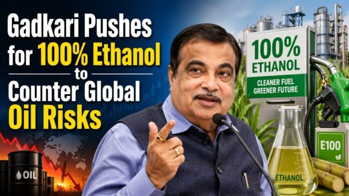 Gadkari Pushes for 100% Ethanol