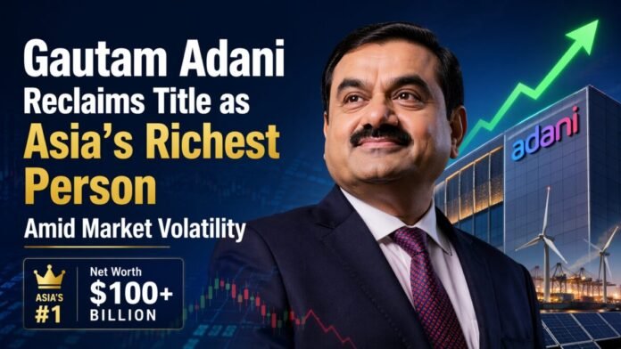 Gautam Adani Reclaims Title