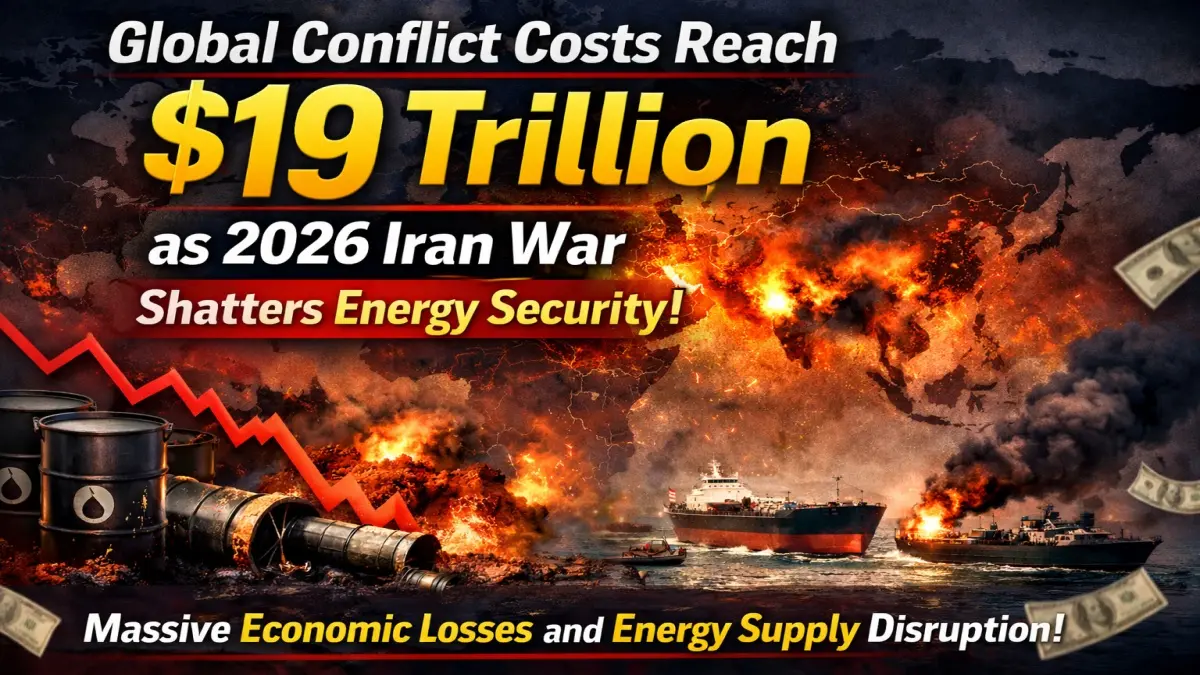 Global Conflict Costs Reach $19 Trillion as 2026 Iran War Shatters Energy Security
