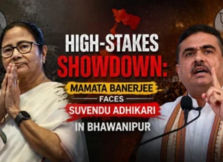 High-Stakes Showdown: Mamata Banerjee Faces Suvendu Adhikari in Bhawanipur High-Stakes Showdown
