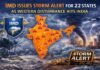 IMD Issues Storm Alert for 22 States as Western Disturbance Hits India IMD Issues Storm Alert
