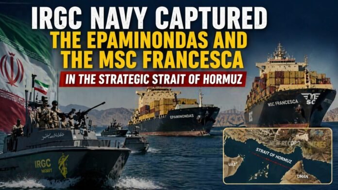 IRGC Seizes India-Bound Vessel