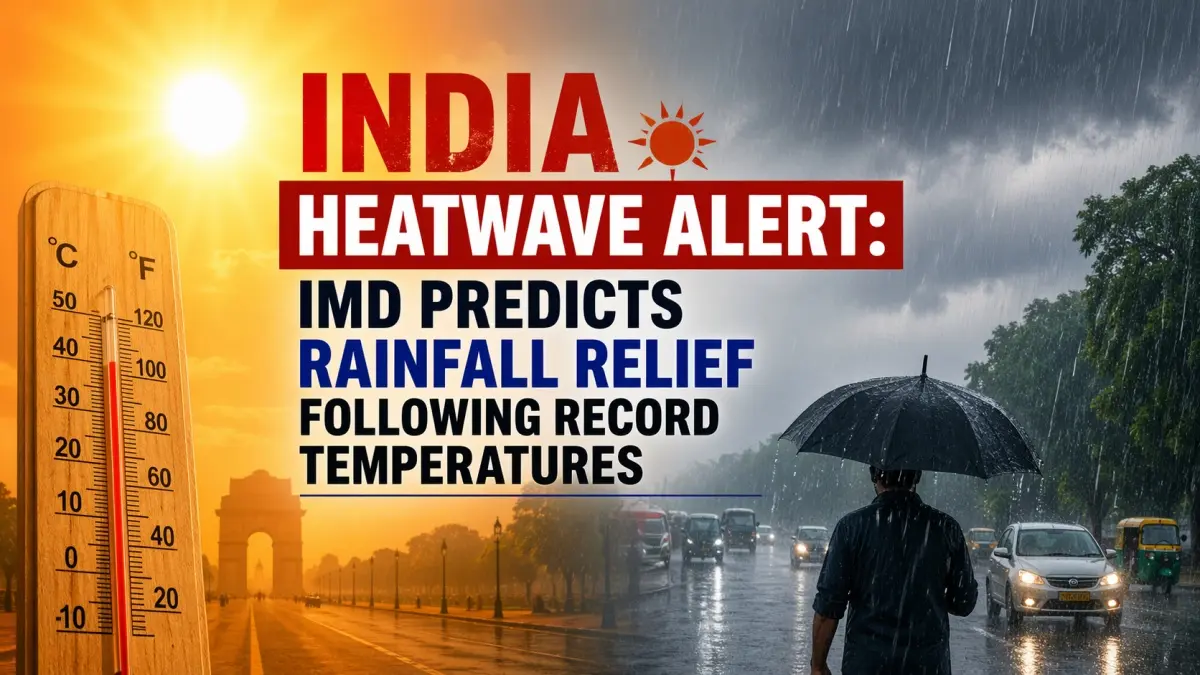 India Heatwave Alert: IMD Predicts Rainfall Relief Following Record Temperatures