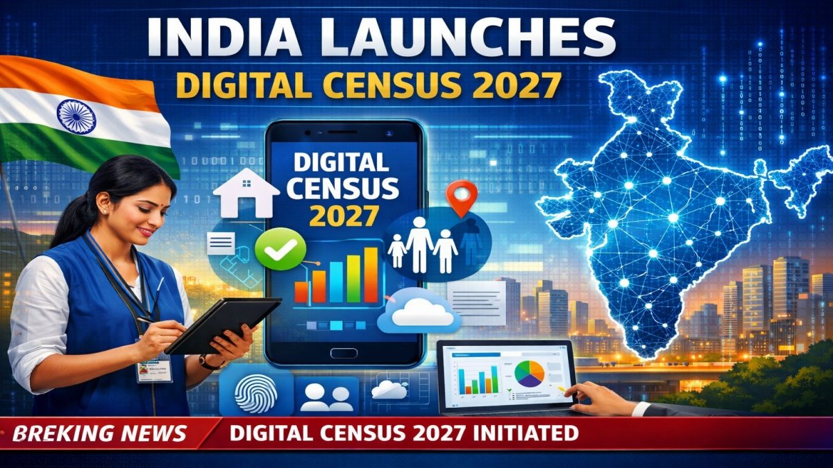 India Launches Digital Census 2027 with Caste Data and Online Self ...
