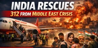 India Rescues 312