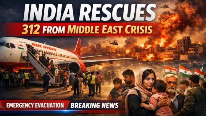 India Rescues 312