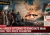 India Urges Citizens to Evacuate Iran