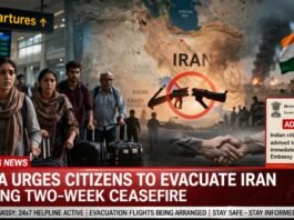 India Urges Citizens to Evacuate Iran During Two-Week Ceasefire India Urges Citizens to Evacuate Iran
