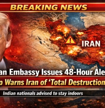 Indian Embassy Issues 48-Hour Alert