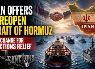 Iran Offers to Reopen Strait of Hormuz