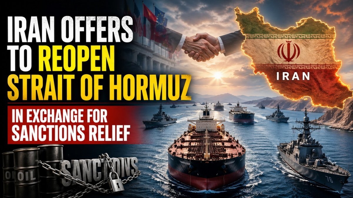 Iran Offers to Reopen Strait of Hormuz | PalPal News Hub | Latest National, Technology, and Astrology News Iran Offers to Reopen Strait of Hormuz