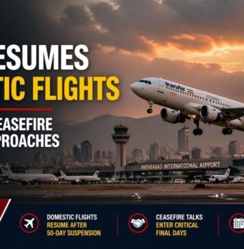 Iran Resumes Domestic Flights