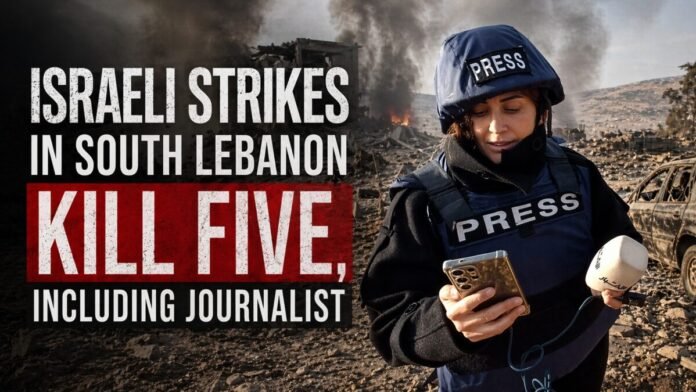 Israeli Strikes in South Lebanon