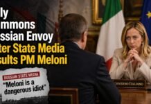 Italy Summons Russian Envoy