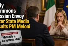 Italy Summons Russian Envoy