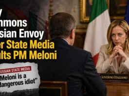 Italy Summons Russian Envoy