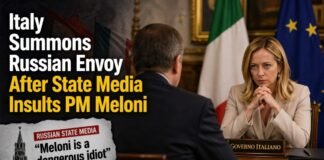 Italy Summons Russian Envoy