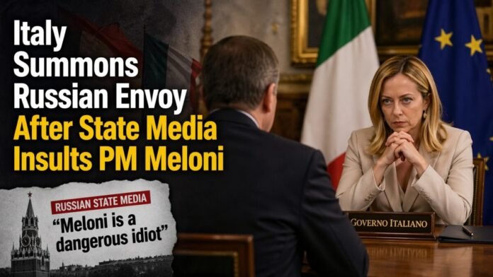 Italy Summons Russian Envoy