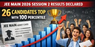 JEE Main 2026 Session 2 Results