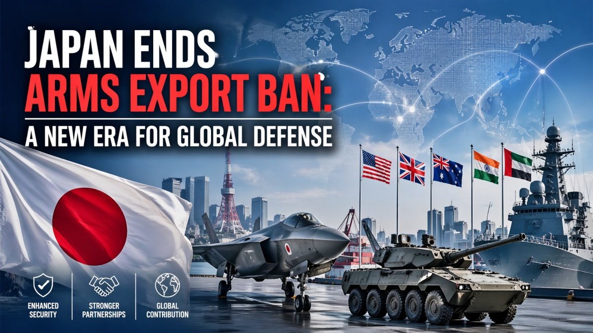 Japan Ends Arms Export Ban | PalPal News Hub | Latest National, Technology, and Astrology News Japan Ends Arms Export Ban