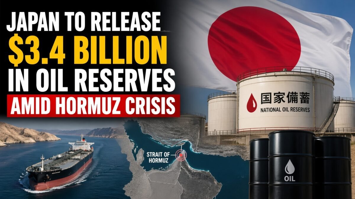 Japan to Release $3.4 Billion in Oil Reserves