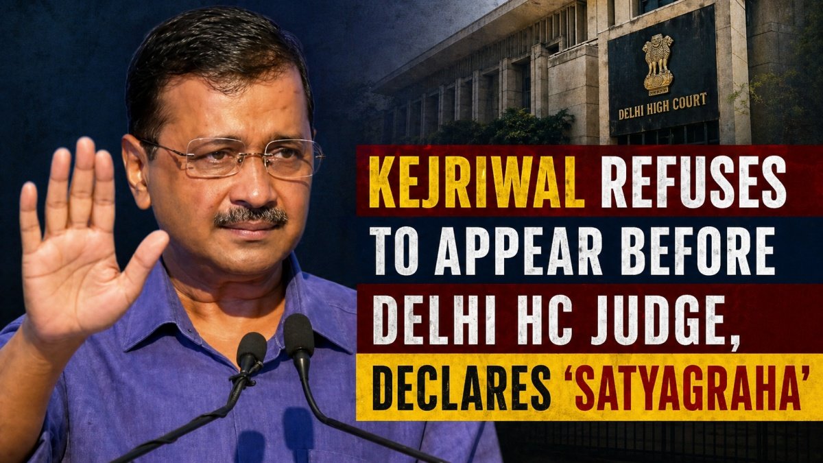 Kejriwal Refuses to Appear Before Delhi HC Judge, Declares ‘Satyagraha’