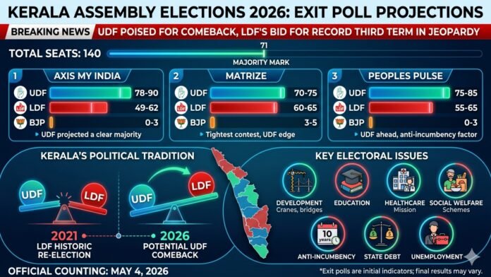 Kerala as Exit Polls