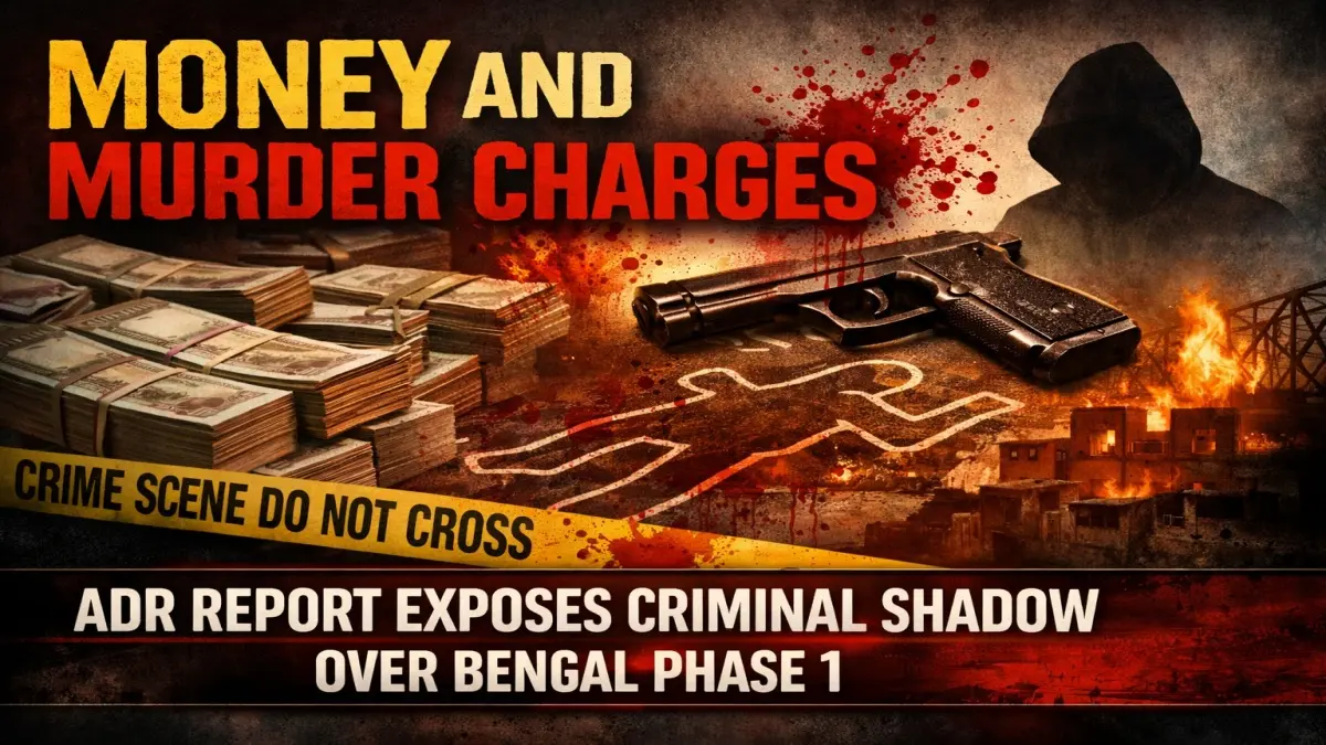 Money and Murder Charges, ADR Report Exposes Criminal Shadow Over Bengal Phase 1