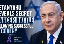 Netanyahu Reveals Secret Cancer Battle Following Successful Recovery Netanyahu Reveals Secret Cancer