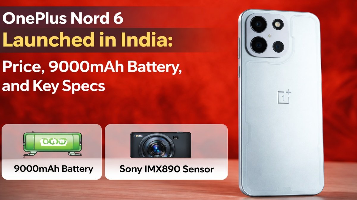 OnePlus Nord 6 Launched in India: Price, Battery, and Key Specs