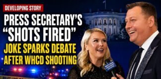 Press Secretary's Shots Fired Joke