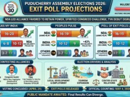 Puducherry 2026 Exit Polls