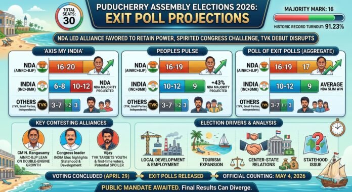 Puducherry 2026 Exit Polls