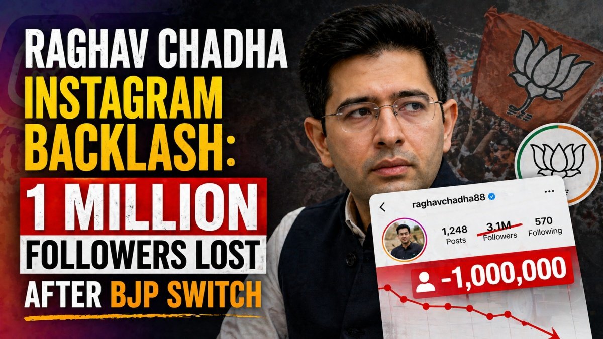 Raghav Chadha Instagram Backlash