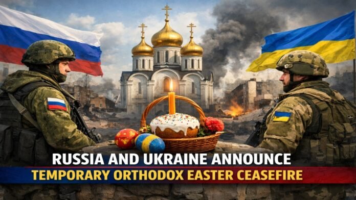 Russia-Ukraine Announce Temporary Ceasefire Russia-Ukraine Announce Temporary Ceasefire