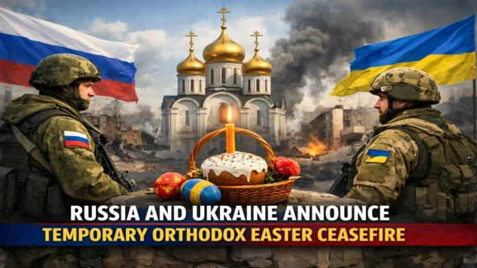 Russia-Ukraine Announce Temporary Ceasefire Russia-Ukraine Announce Temporary Ceasefire