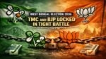 TMC and BJP Locked in Tight Battle