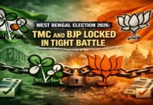 TMC and BJP Locked in Tight Battle