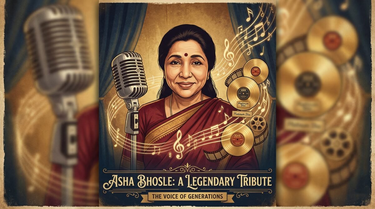 End of a Golden Era: Legendary Singer Asha Bhosle Dies at 92