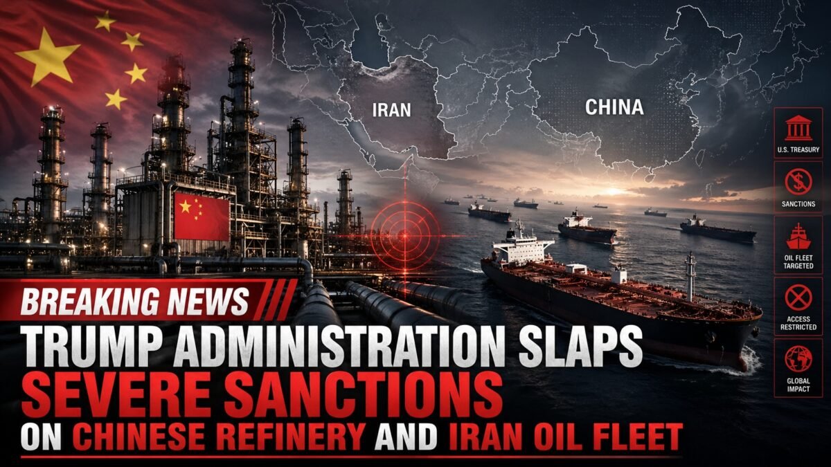 Trump Administration Slaps Severe Sanctions on Chinese Refinery and Iran Oil Fleet