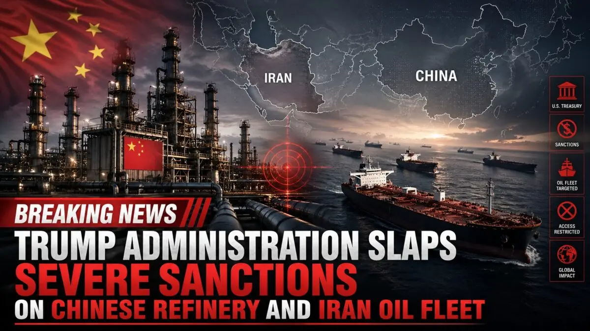 Trump Administration Slaps Severe Sanctions on Chinese Refinery and Iran Oil Fleet
