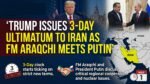 Trump Issues 3-Day Ultimatum to Iran