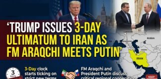 Trump Issues 3-Day Ultimatum to Iran