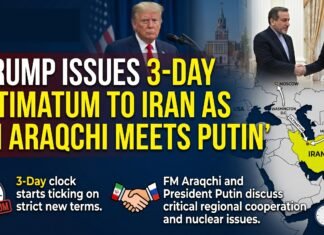 Trump Issues 3-Day Ultimatum to Iran