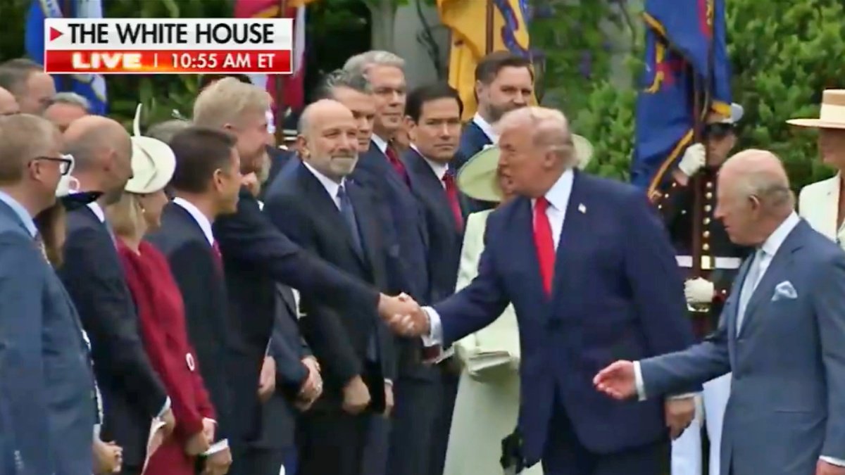 Trump Royal Protocol Breach